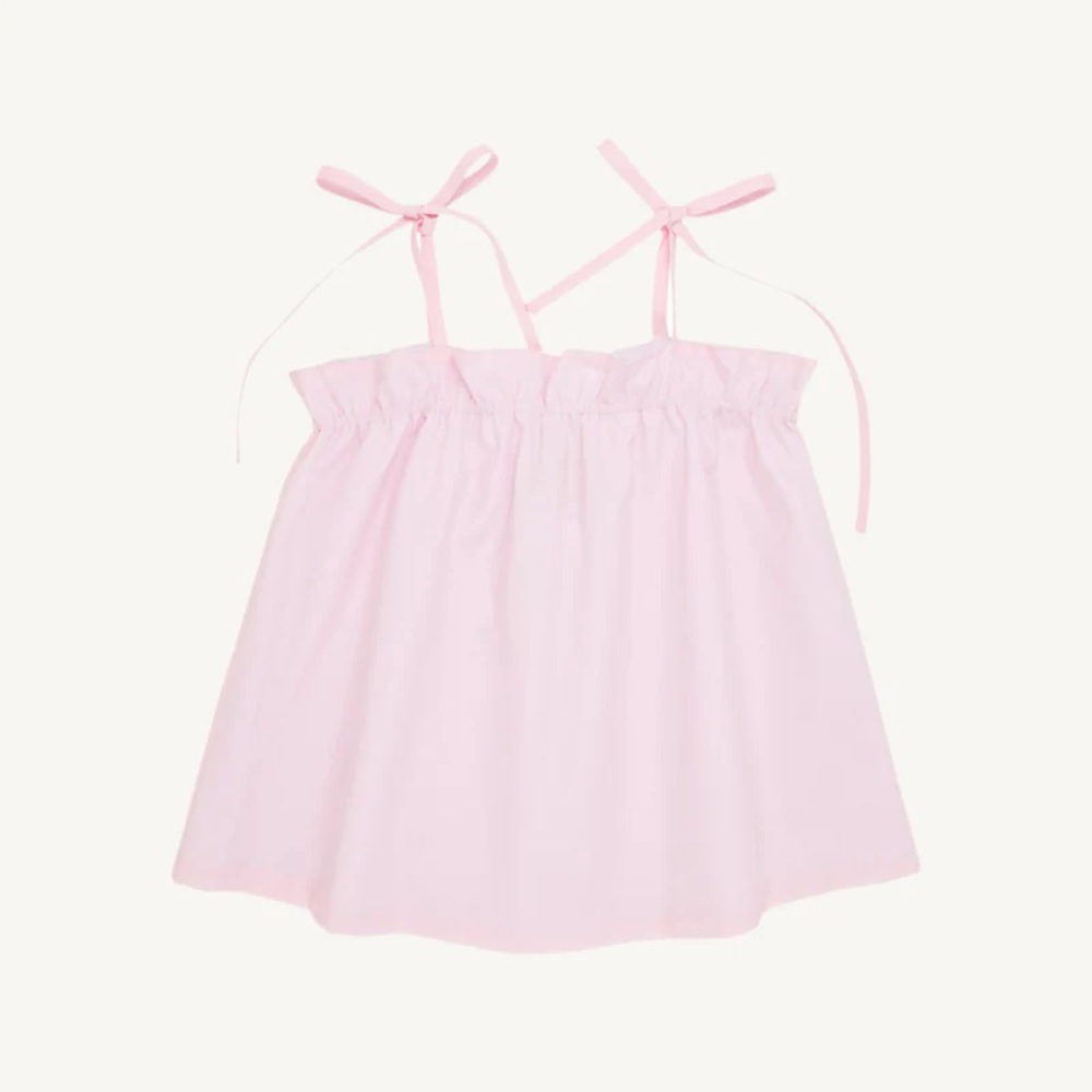 The Beaufort Bonnet Company Lainey's Little Top (Pima) - Palm Beach Pink 0-6mo